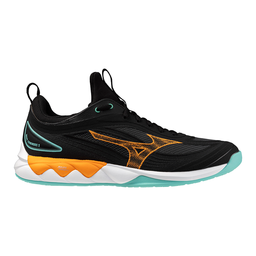 Mizuno WAVE LUMINOUS 3 Black/Tangelo/Ice Green
